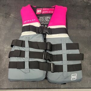 -Life Vest - Womens XS Pink and Gray 28-32” and over 90lbs